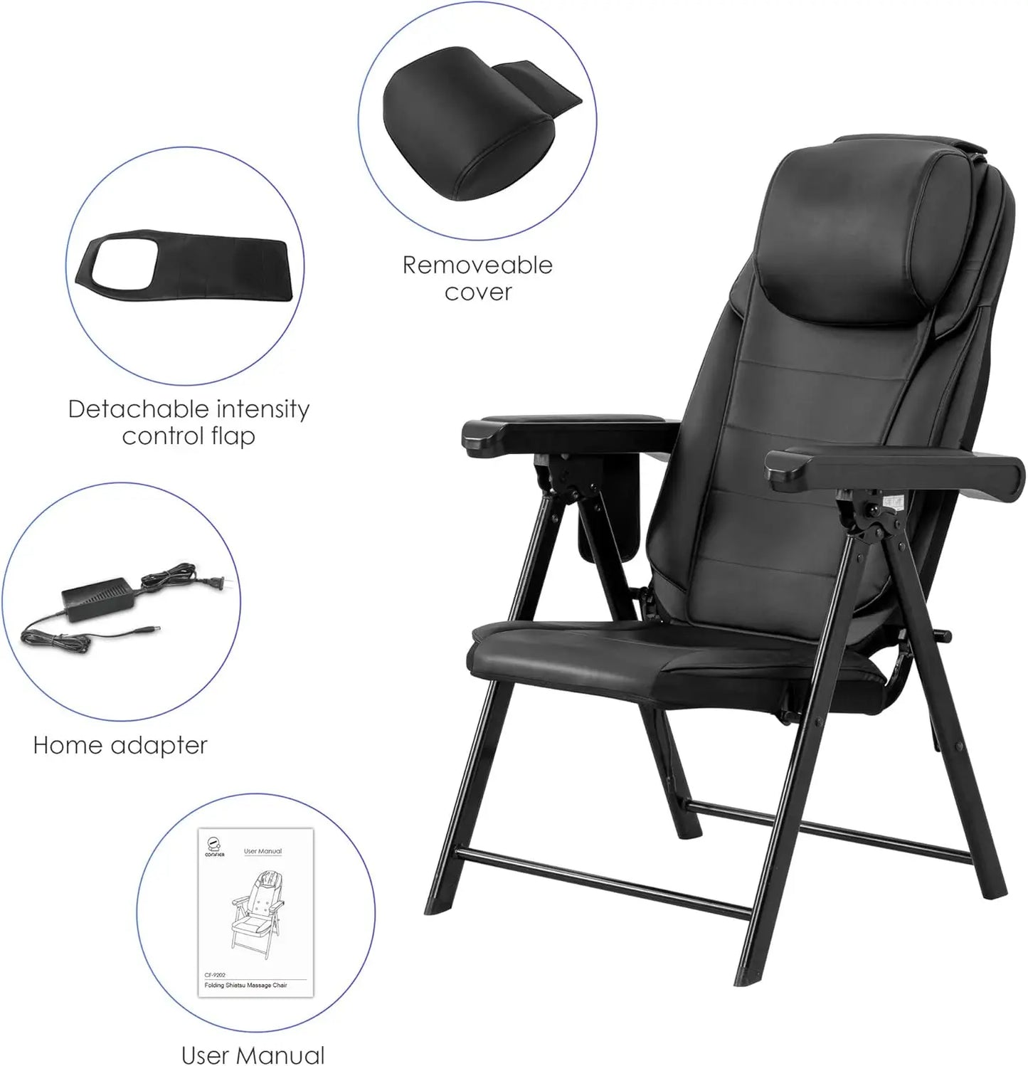 Shiatsu Neck Back Massager with Heat