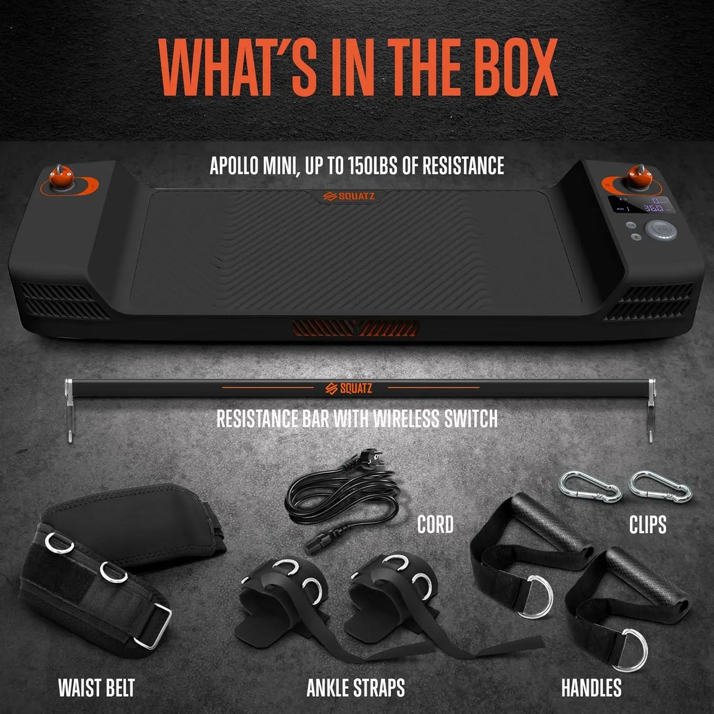 Apollo Board Mini: 150lb Resistance Smart Home Gym Cable Machine